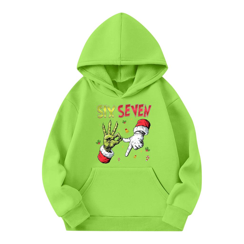 Dětská mikina s dlouhým rukávem, volného střihu, přes hlavu, se stahovací šňůrkou a jednobarevná