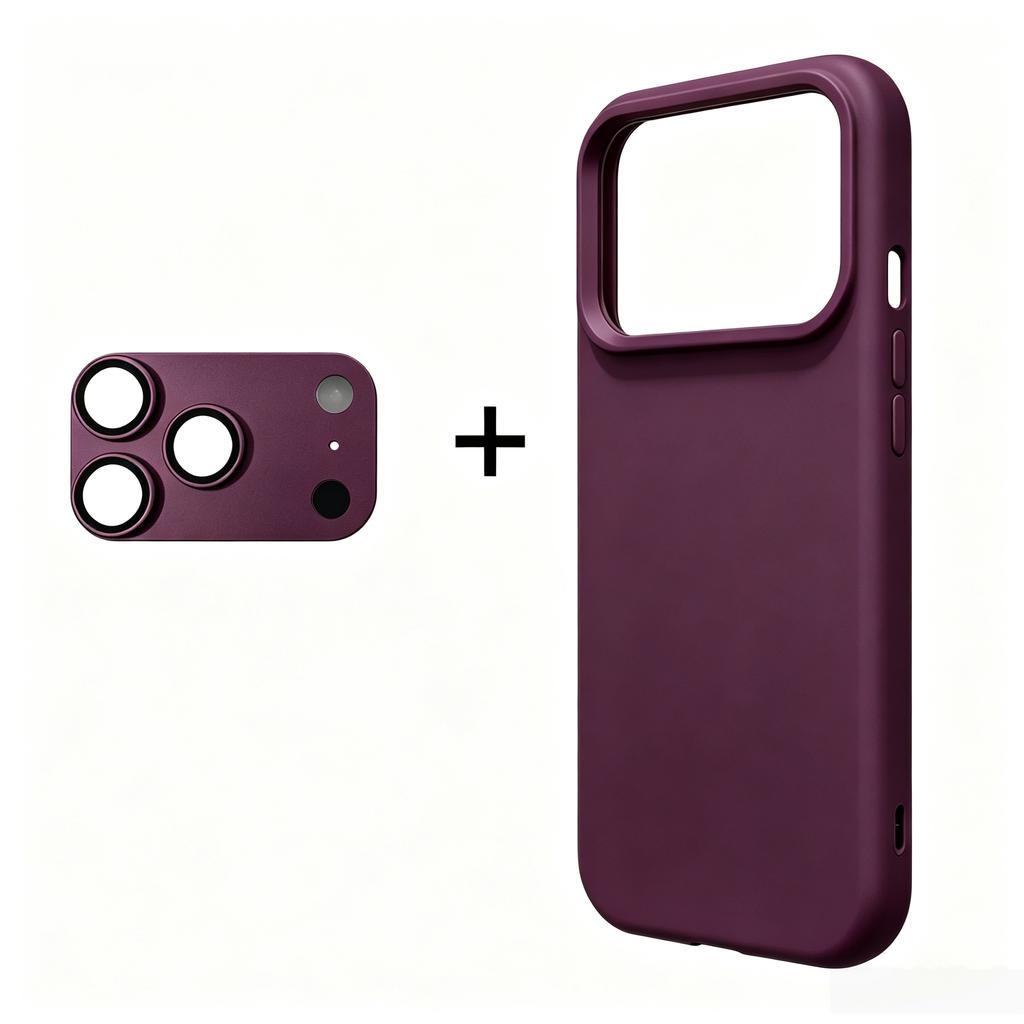 For iPhone 18 17 Pro Max 17 18 Pro Camera Lens Protector With Luxury Liquid Silicone And Matte Texture Magnetic Phone Cover