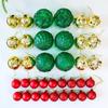 36 Pcs Christmas Balls Ornaments Shatterproof Plastic Balls Christmas Tree Decoration with Hanging Loop for Xmas Tree Wedding Holiday Party Decor