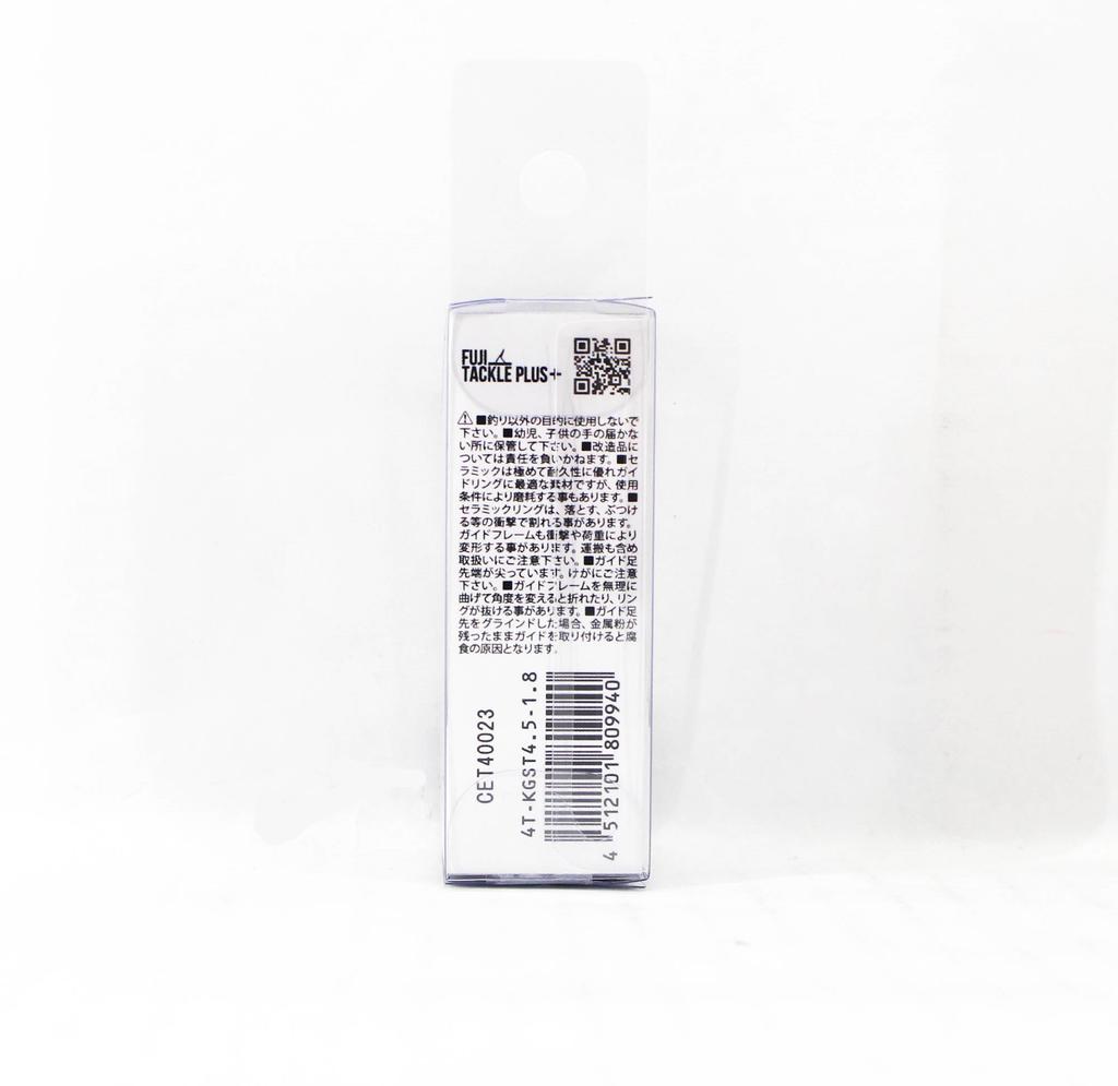 Fuji T-KGST Size 4.5-1.8 Rod Top Guide Titanium Frame SIC x 1 (9940)