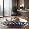 The Witcher Printed Round Rug Carpet Chair Rug Area Rug Entryway Doormats,for Office Chair Living Room Bedroom Kitchen Room.