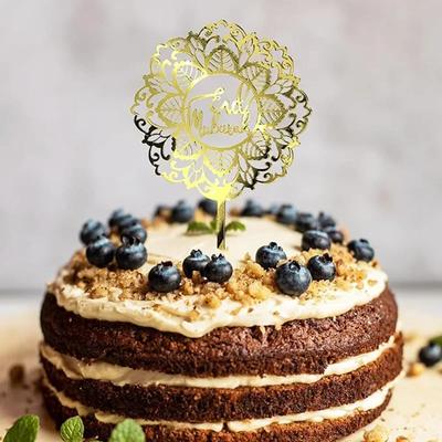 Elegant Acrylic Ramadan Cake Decor Crescent Moon Eid Mubarak for Middle Eastern Party Table Islamic Festival Dessert Decorations