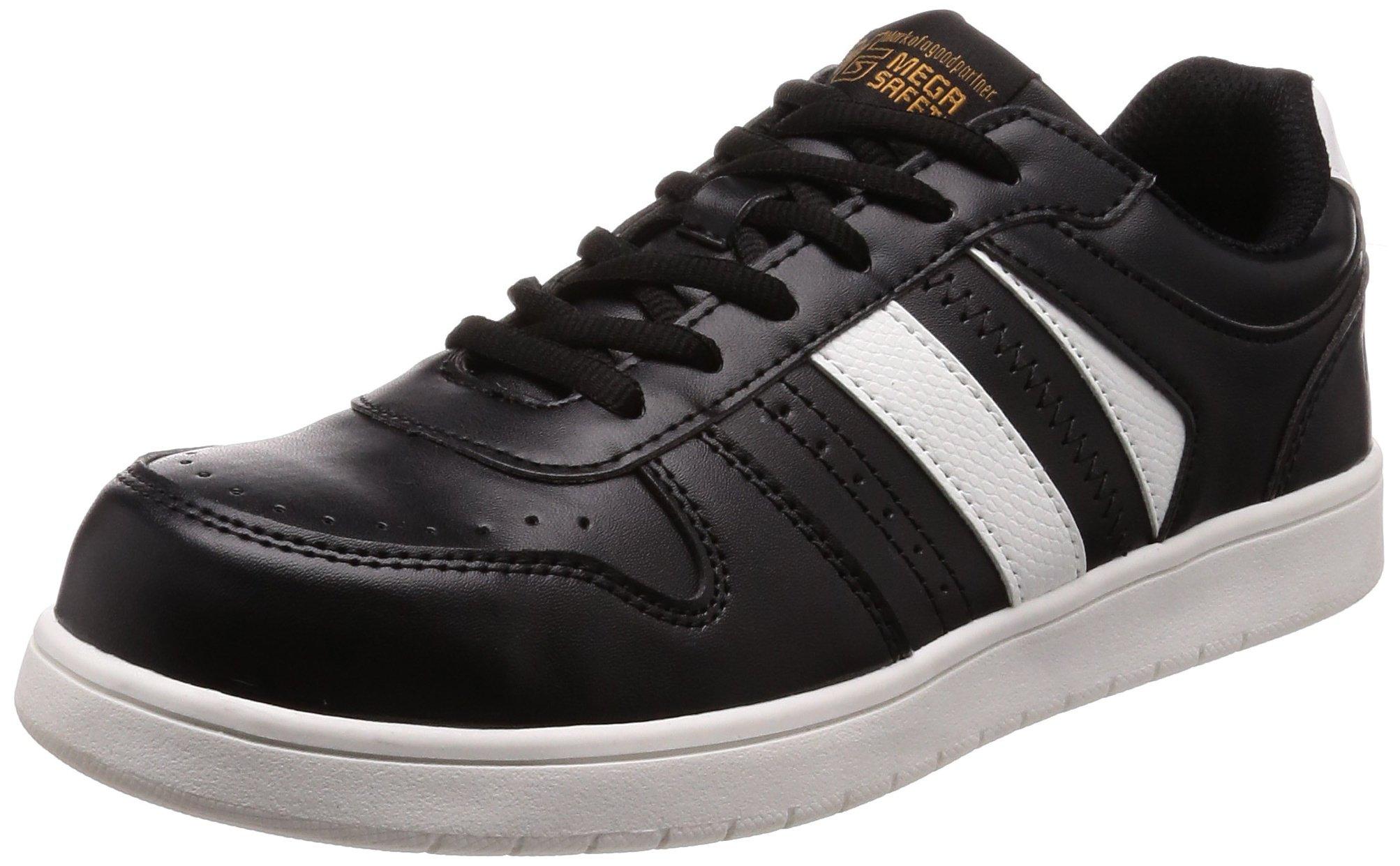 

Kita Mega Safety Safety Shoes with White Size 3E MK-5090 Low-Cut Lace-Up Soles, Black, 26.5 cm, чёрный