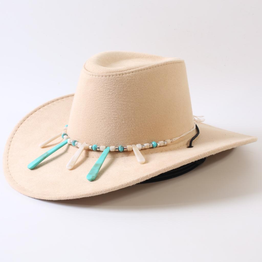 Popular European and American Classic Big-brimmed Western Cowboy Hat Men's and Women's Outdoor Fashion Anti-sun Cowboy Hat Jazz Hat