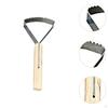 Handheld Grass Scraping Hand Tool Weeding Comfortable Wooden Handle Multifunctional for Garden