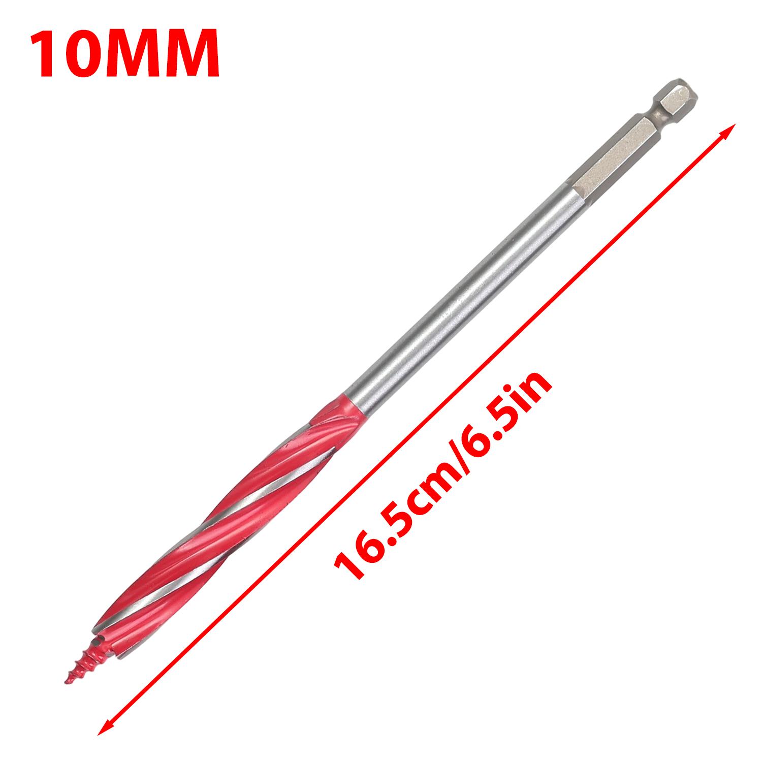 

Four Blade Support Drill Heavy Duty Hex Handle Four Slot Electric Wrench Wooden Drawer Door Woodworking Hole Opener Hand Tools