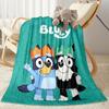 Bluey Bingo's Beach Day Blanket Soft Warm Cozy Great for Sofa Seaside Couch Four Seasons Multipurpose Playful Design
