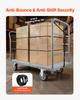Platform Truck, 1202.02 kg Capacity, Heavy Duty Flatbed Cart Dolly with Detachable Guardrail and Swivel Wheels, Foldable Hand Push Truck, for