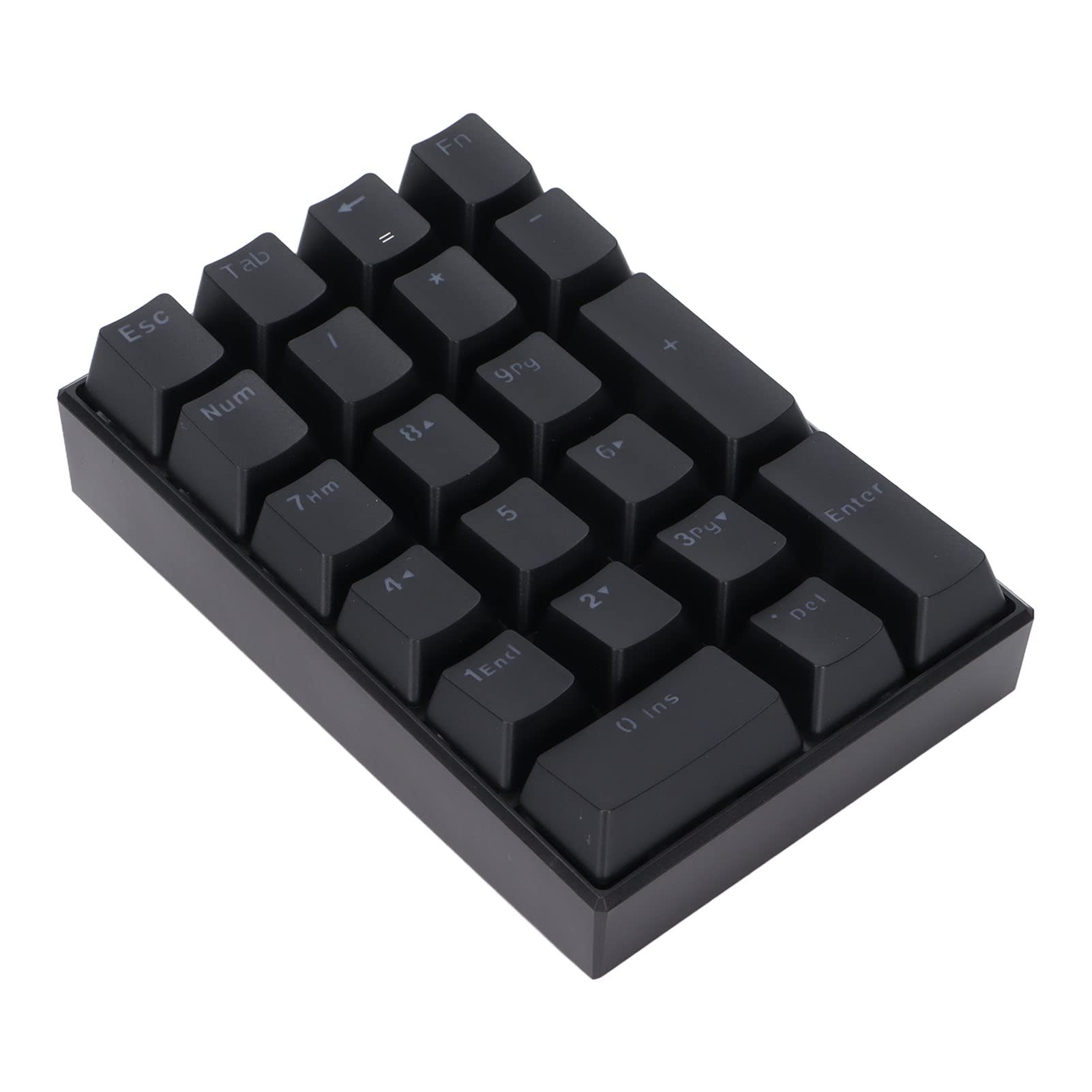 

Numeric 21 keys mini wired keyboard numeric stepped keycap backlit mechanical numeric keypad numeric keypad USB type C interface keypad, keypad, (red