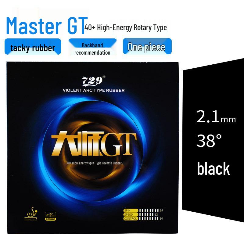 Friendship 729 Master Arc GS High Spin GT Backhand Table Tennis Rubber Cover