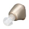 Rechargeable Sound Amplifier Medical Grade Silicone Ergonomic Compact Silver Ear Hearing Device for Daily Life