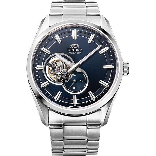 

Orient Чоловічі RN-AR0002L (Сучасний чоловічий напівскелетон) Круглий годинник зі срібла з нержавіючої сталі