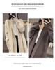 2025 Autumn/Winter Women's Solid Color Mid-Length Cardigan Sweater - Loose Knitwear, Fashionable Lazy Style