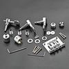 Practical 3 Strings Guitar Bridge Set Guitar Saddle Bridge with Screw Control Knob Wrench Guitar Replacement Accessories