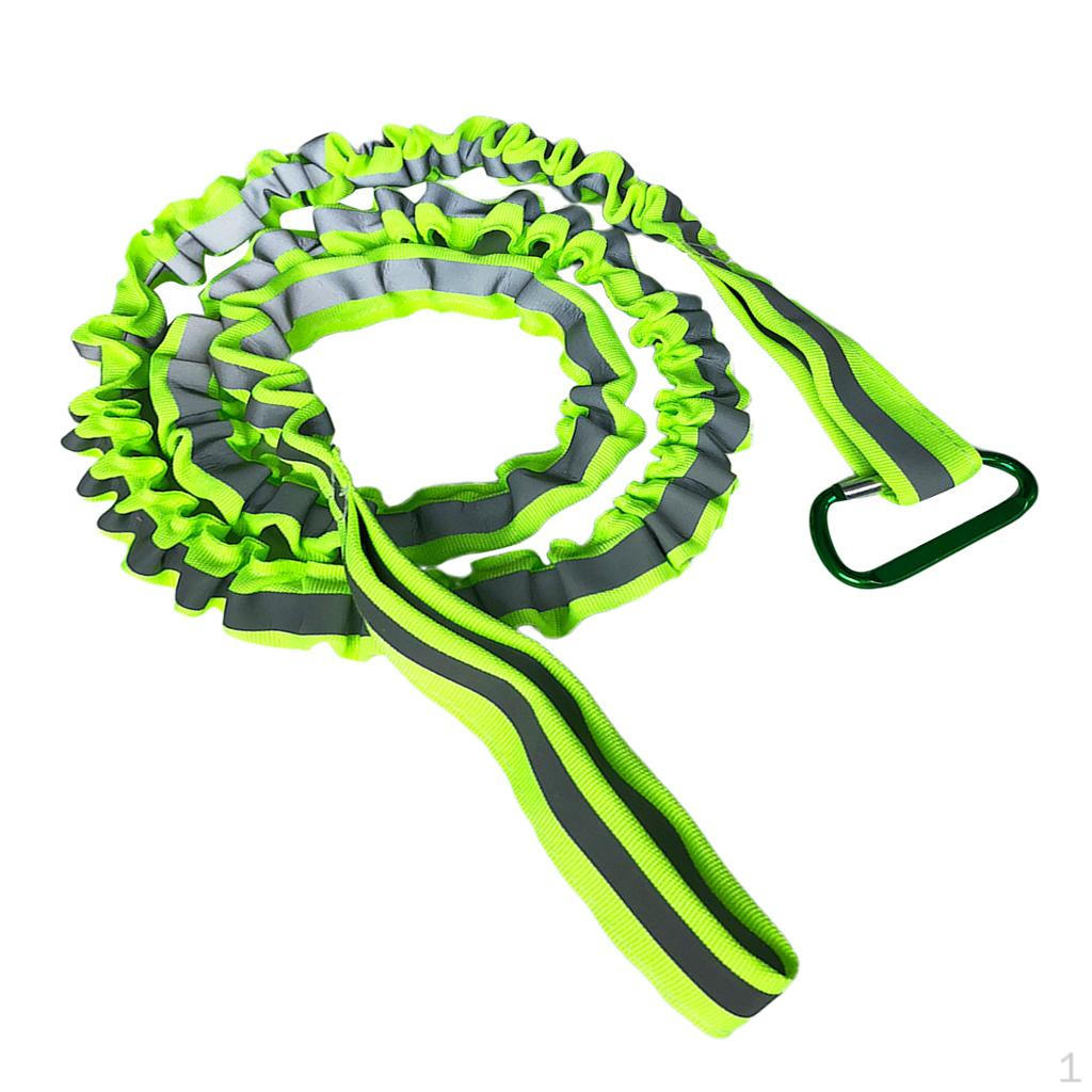 

120 cm/47 inch Kayak Fishing Rod Paddle Oar Leash Canoe Accessories Reflective Green