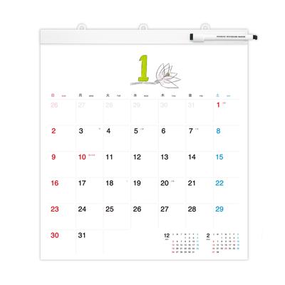 Hobonichi Whiteboard Calendar 2025 Full Size Wall Hanging