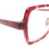Pristine DITA Glasses IMPRYNT Marble Clear Red Women DTX749 Used