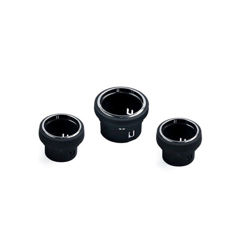Car Center Console Radio Switch Knob Cover AC Knobs Bezel For Jeep Grand Cherokee 2014- Accessories