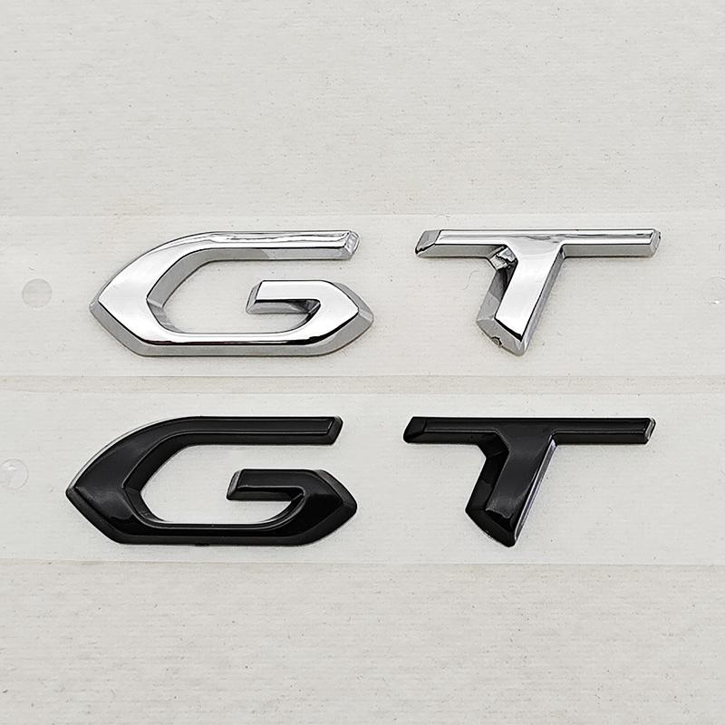 3D ABS Car Letters Logo GT Emblem Trunk Badge For  208 2008 201 206 508 5008 207 408 4008 3008 308 GT Sticker Accessories