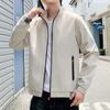 New Spring and Autumn Stand-Up Collar Cardigan Jacket Casual Trend Men's Jacket