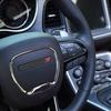 4pcs Steering Wheel Moulding Cover Trim for Dodge Challenger & Charger 15+ Black