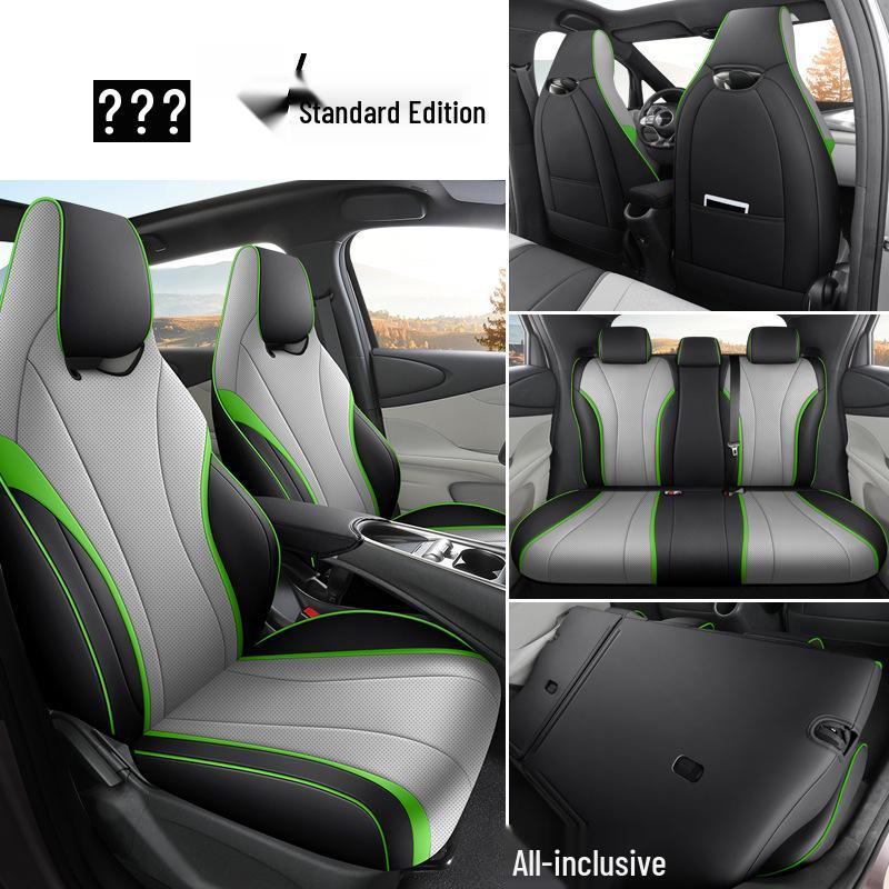 BYD Dolphin Universal Leather Car Seat Cover - All Seasons, Full Coverage
