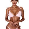Sexy Tie-Up Three-Piece Bikini Swimwear for Women