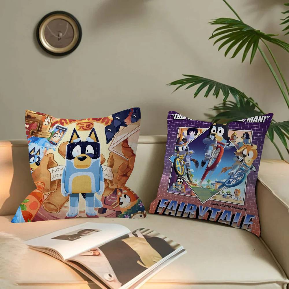 B-Bandit-Cartoon Cushion Cover Car Throw Pillow Case For Sofa Car Christmas Gift 40x40cm 45x45cm