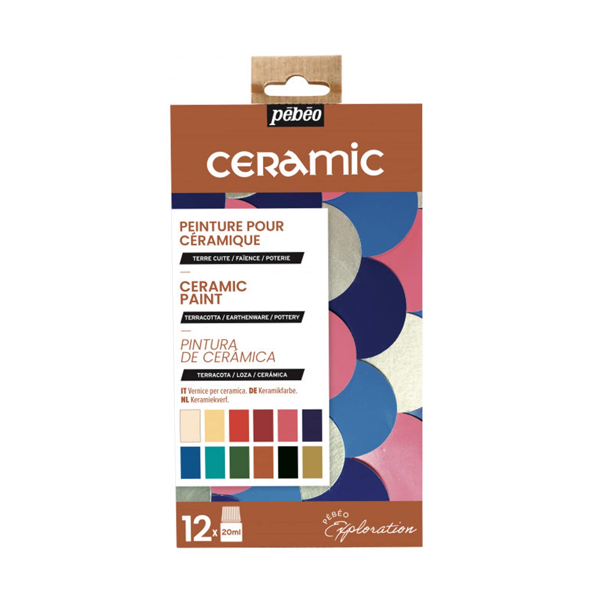 

Pebeo Mixed Media Opaque Color Ceramic 20 мл x 12 Набір для виявлення кольорів