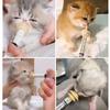 5pcs Newborn Pet Feeding Nipple For Dog Cat Hamster Parrot Feeding Pacifier Medicine Feeding Pets Oral Syringe Silicone Nipple