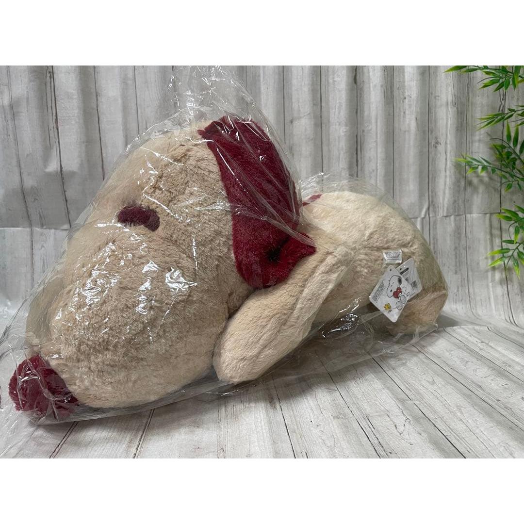 On Sale Good Condition SNOOPY Nesoberi BIG Plush Toy BORDEAUX