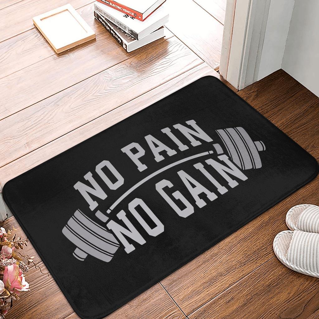 Eat Sleep Train Repeat Fitness Motivational Doormat Non-Slip Entrance Kitchen Bath Floor Door Mats Garden Carpet Rug