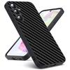 Motif fibre de carbone pour Samsung Galaxy S24 S23 Ultra S22 S21 Plus S20 Noir Coque de protection souple en silicone
