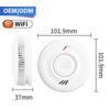 Commercial 10-Year WiFi Smoke Detector, EN14604 Certified Photoelectric Alarm