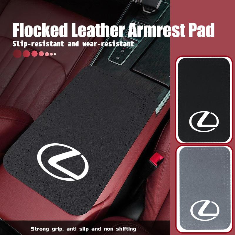 For Lexus Car Armrest Box Pad Suede Center Console Cushion Mats Interior Accessories UX250h RX450h RX300 GX470 CT200h RX400h