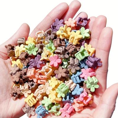 Conjunto de 50 Mini Presilhas de Garra para Cabelo, Presilha de Garra Pequena Colorida, Acessórios de Cabelo Para Mulheres Uso Diário, presilha de garra para cabelo.