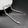 Diamond Elastic Bracelet Hip Hop Bracelet Single Row Diamond Bracelet with Simple and Versatile Style Diamond Bracelet Jewelry Zircon Bracelet