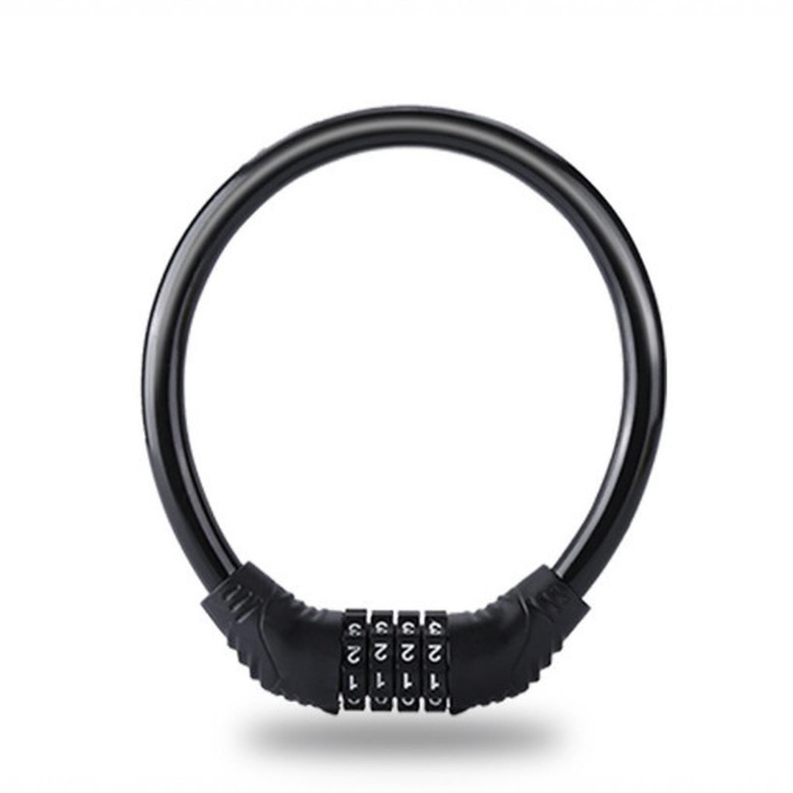 

Bike Accessories Bike Lock Anti-theft Password Road Bike Security Cable Locker Portable Combination Code Padlock One Size