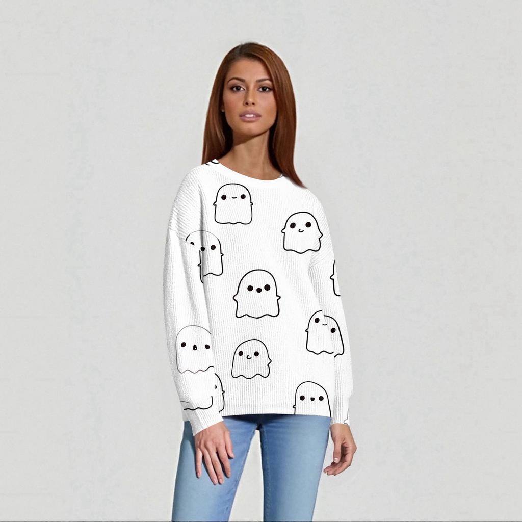 Women's Daily Casual Tops  Knitted Sweater