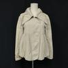MAX&Co Cotton Short Flare Blouson Outerwear 38 M Light Beige Full Zip Big Collar