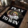 1Pc Dices Print Rug - Home Decoration Carpet For Living Room Bedroom Flooring Computer Chair Area Rug