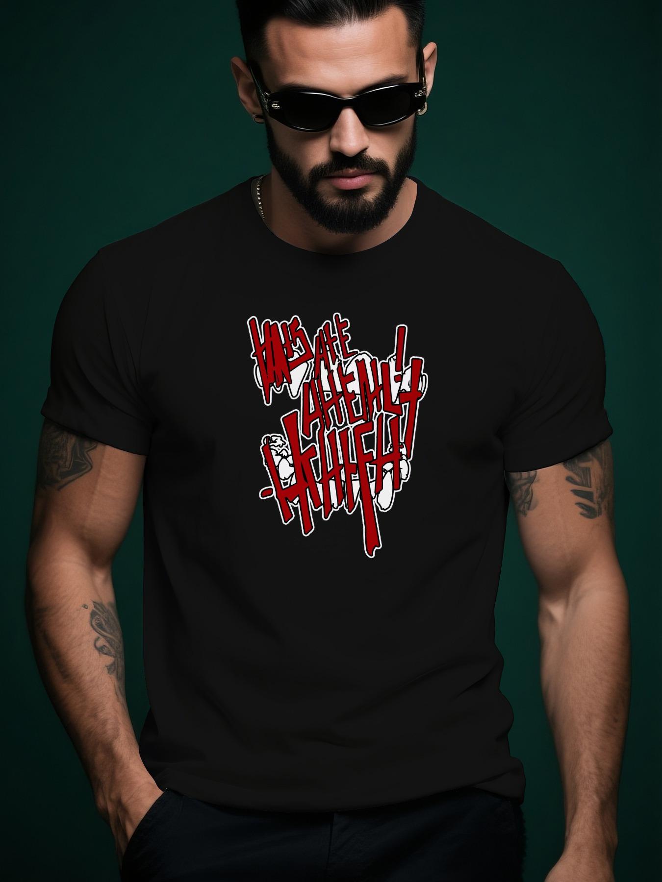 Graffiti Graphic Design Trendy Streetwear Summer Casual R... M