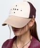 Aleseueseussi Western Rivet Mesh Cap - Brown/Beige