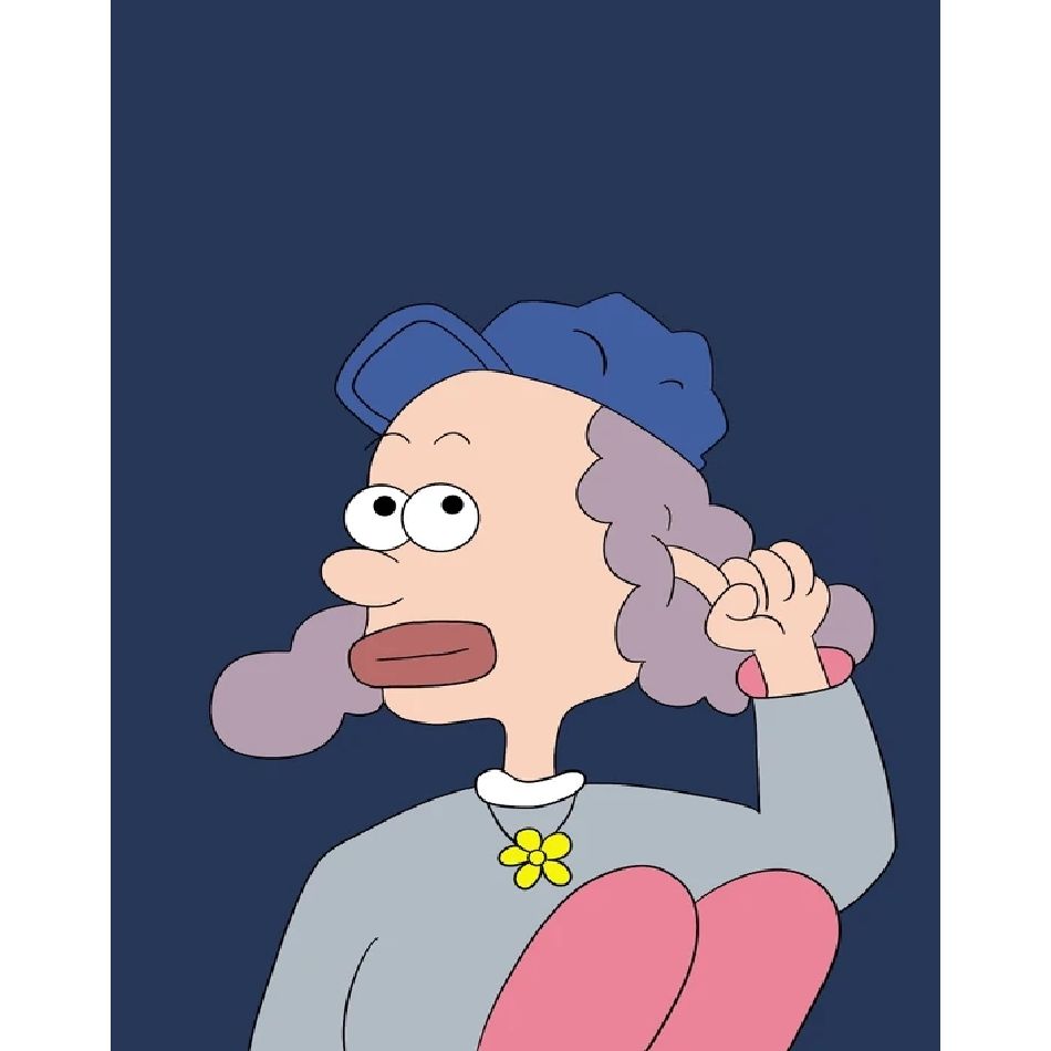 

RUOPOTY акриловая картина по номерам для рукоделия, мультяшные картинки, набор красок для рисования по номерам, декорации для взрослых, подарок 40x50cm NO Frame