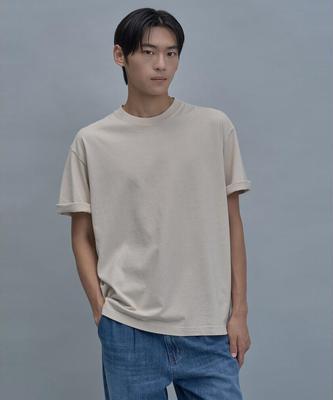 SHIFT.G Comfort Fit Round Tee Beige