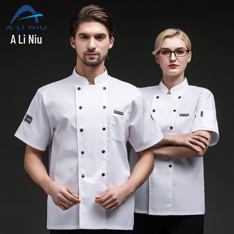 Ali Niu ASF318 Summer Breathable Chef Coat 2XL