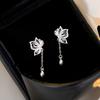 Creative Hollow-out Drop Earrings New Design Sweet Tassel Earrings Butterfly Earrings  Daily Wear