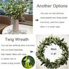 39 Inch Artificial Olive Branch Greenery Stems Fake Plants with 222 Leaves for Vase Faux Olive Branches Home Decor Indoor 2PCS