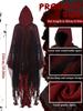 Costum Cosplay Fantome Dementori unisex gotic horror Zombie Vampiri Pelerine cu glugă Ziua morților accesorii petrecere C