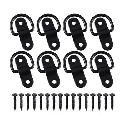 Easy Mount Steel D Rings Lashing Eyelets Hook With Hole For Quick Setups On Trucks Kayaks Storage Organization